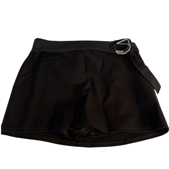 Windsor Women's Best Shot Ponte High Rise Black Belted Skort Medium - Picture 1 of 13